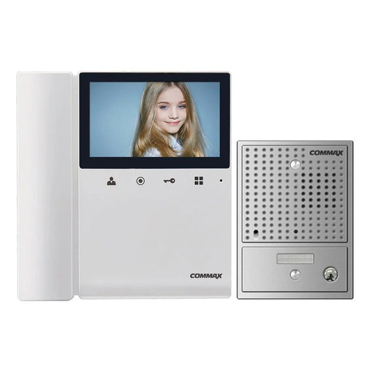 Commax Col 4.3" LED Rose Gold Video Kit - Commax | Guards on Duty Shop South Africa