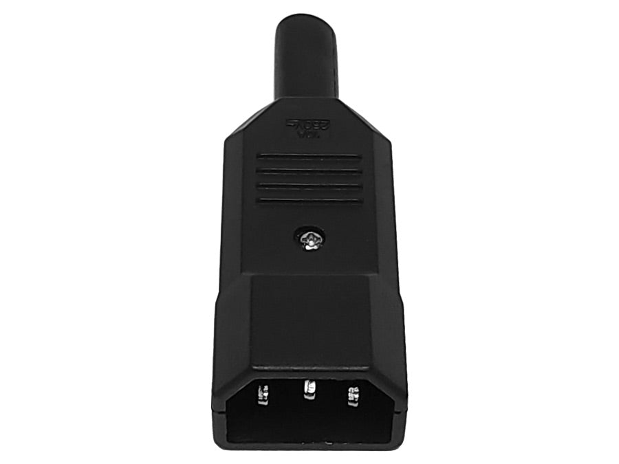 Male IEC 10A Connector - Guards On Duty Shop & Security Guards