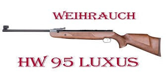 AIR RIFLE WEIHRAUCH HW95 DE LUXE 5.5MM - AIR RIFLE WEIHRAUCH HW95 DE LUXE 5.5MM WITH SIGHTS