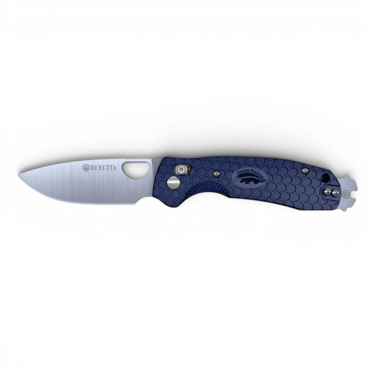 Beretta x Honey Badger Cross-Bolt Drop-Point - Med/Large - Blue