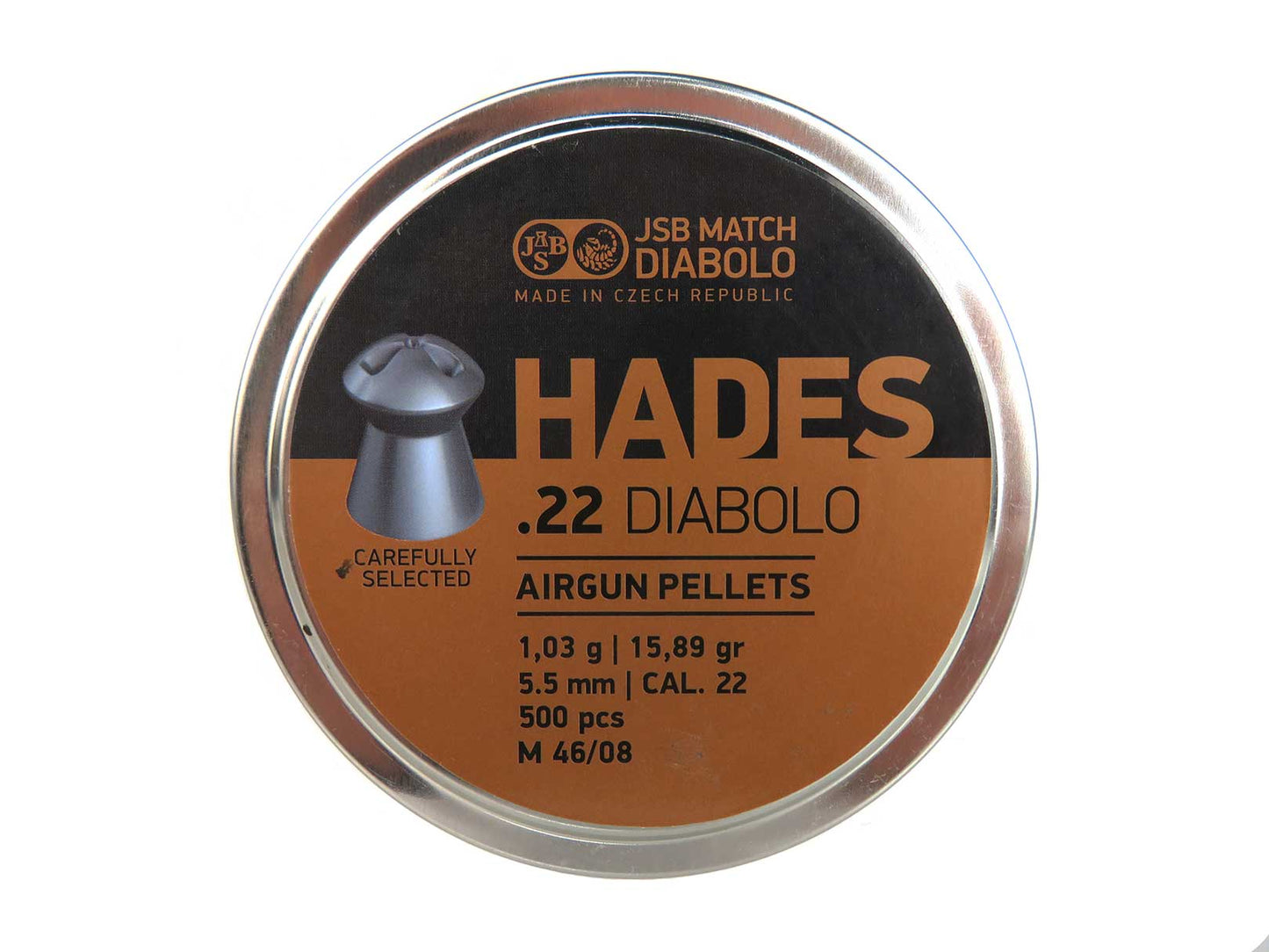 JSB Diabolo Hades Modified Hollow Point Pellets .22/5.5mm - 250ct (29-984)