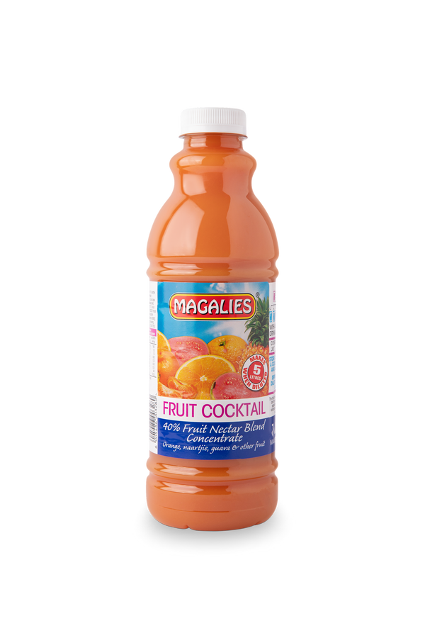 6 x MAGALIES 1 liter Fruit Cocktail 40% Concentrate (Sold 6x 1L Per Case) Magalies Nectar Juice