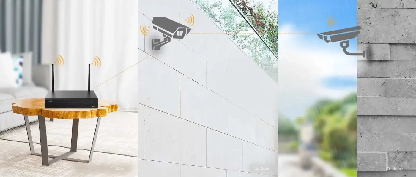 IMOU 8 Channel WiFi NVR 2C (2MP) Camera Kit