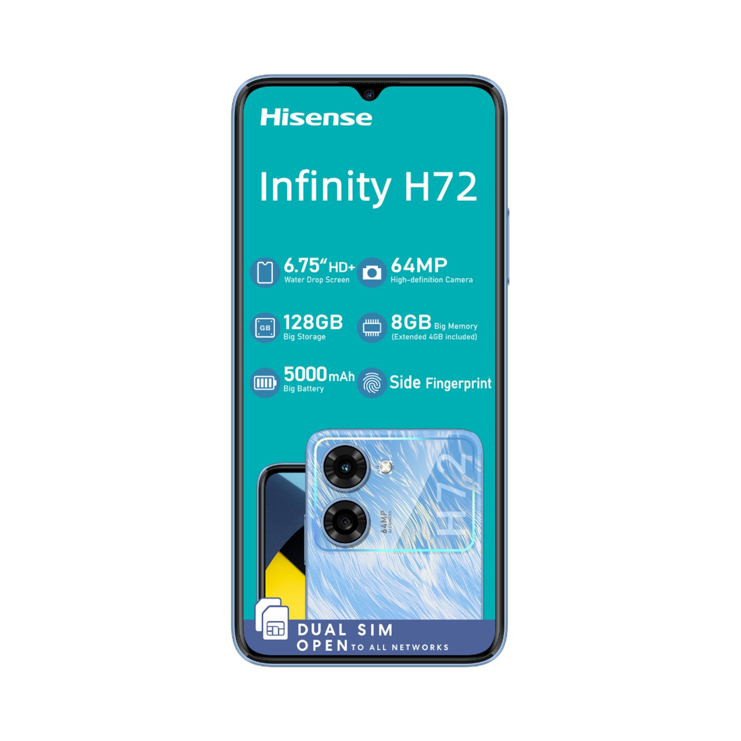 Hisense Infinity H72 8GB 128GB Smart Phone - Guards On Duty Shop & Security Guards