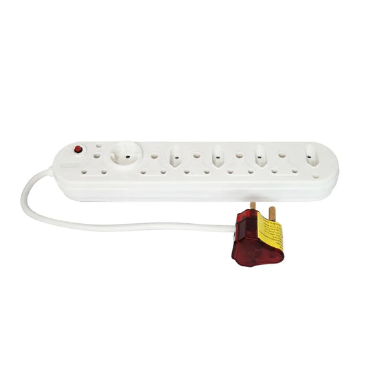 10-Way High-Surge Multi Plug with Overload & Surge Protection (50cm)