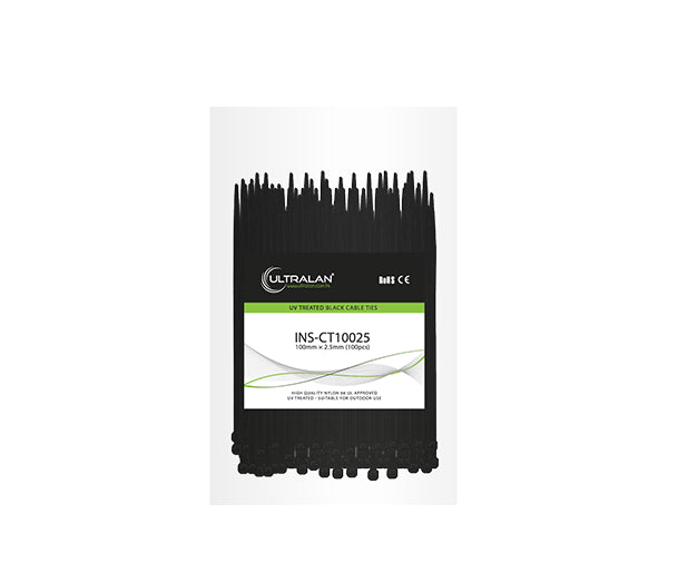 Cable Ties – 100mm x 2.5mm (100 Pack)