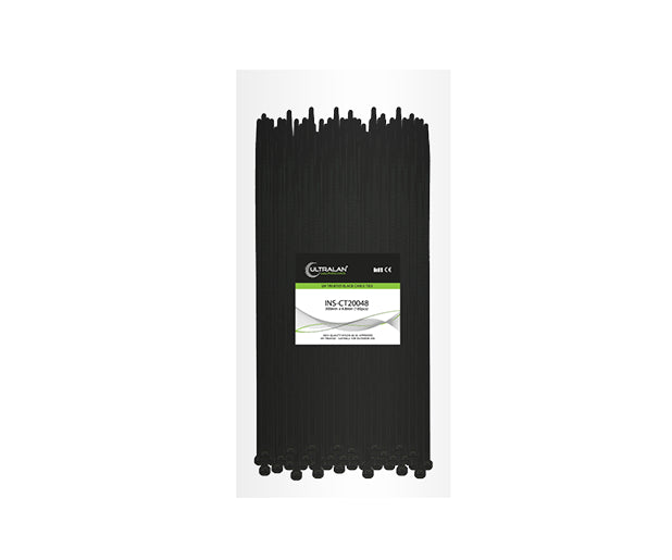 Cable Ties – 200mm x 4.8mm (100 Pack)