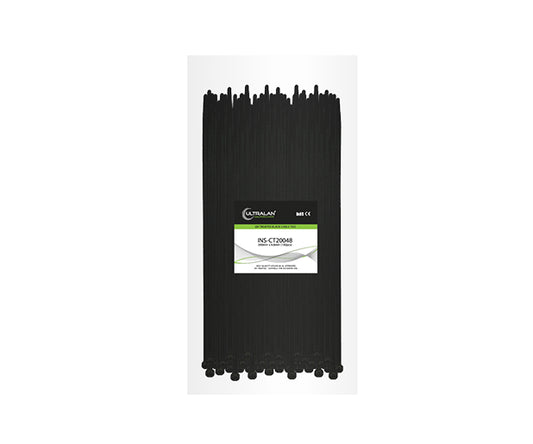 Cable Ties – 200mm x 4.8mm (100 Pack)