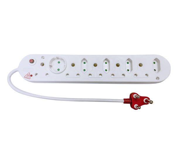 10-Way Multi Plug with overload and surge protection (5X16+4X5A) – 50cm Power Cord
