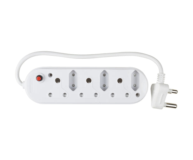 6-Way Multi Plug (3x16A and 3x5A) – 50cm Power Cord