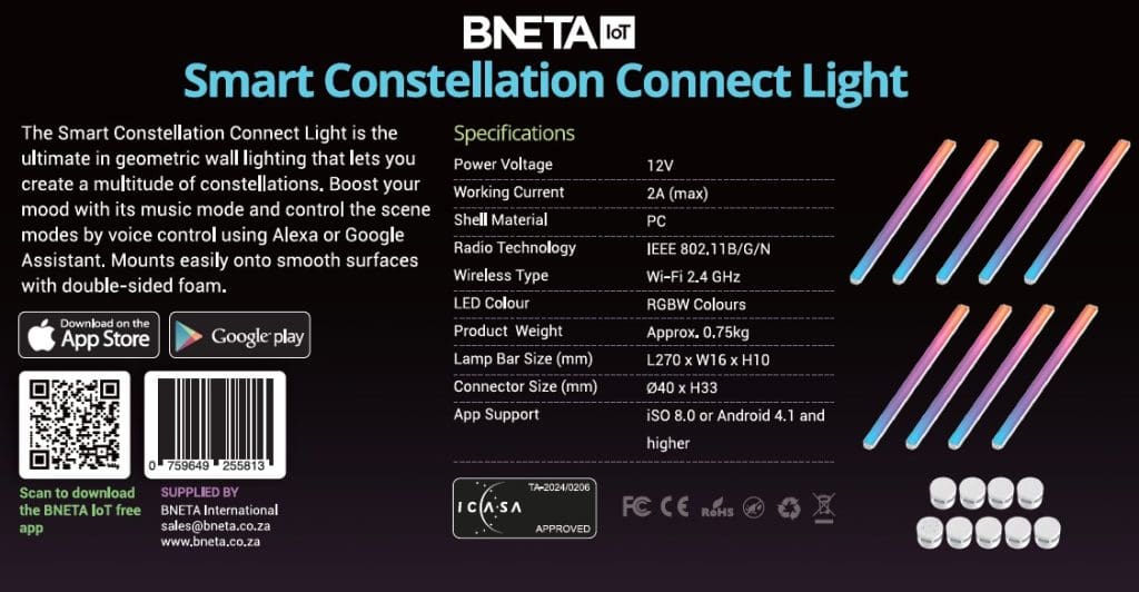 BNETA IoT Smart Constellation Connect Light ST64