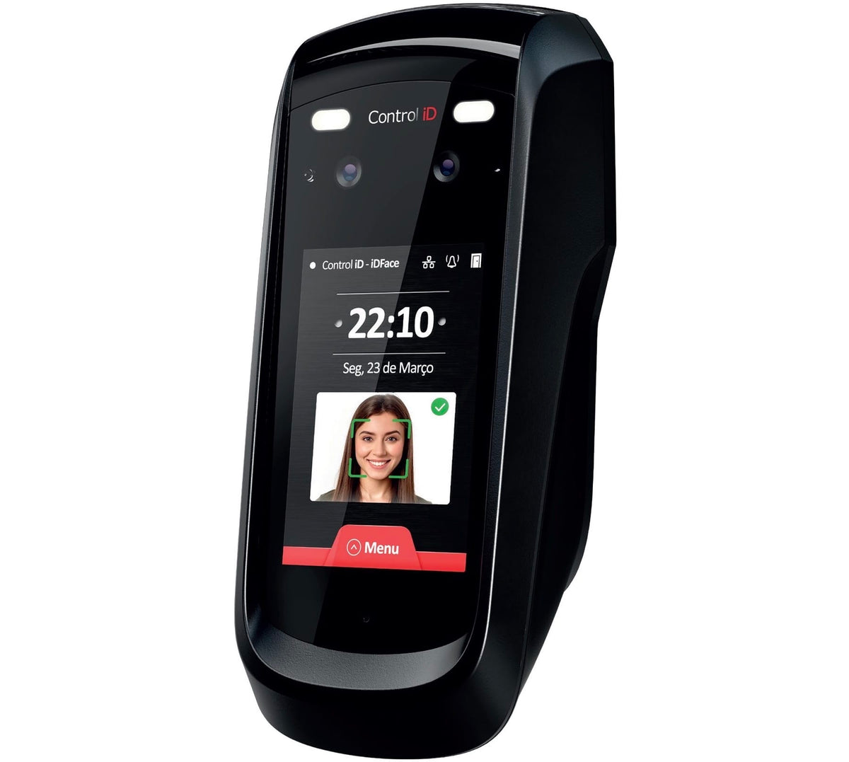 Control iD iDFace Access Controller Face & RFID Mifare - IP65 - 3.5” touchscreen display - TCP/IP, USB, Wi-Fi* and Bluetooth* connectivity