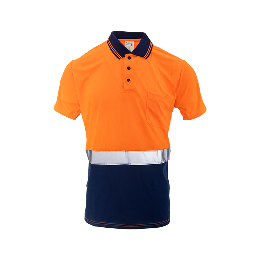 Pinnacle Inspector 2-Tone Golfer Orange/Navy (S – 2XL) (Pack of 3)
