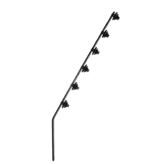JVA Flat Bar 6-Wire Angle Bracket