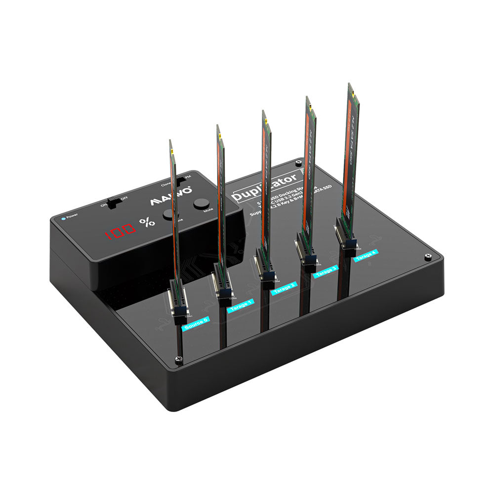 Maiwo K3015m5 Usb3 Sata M.2 Ssd 1:4 Clone — MAIWO | Guards on Duty Shop