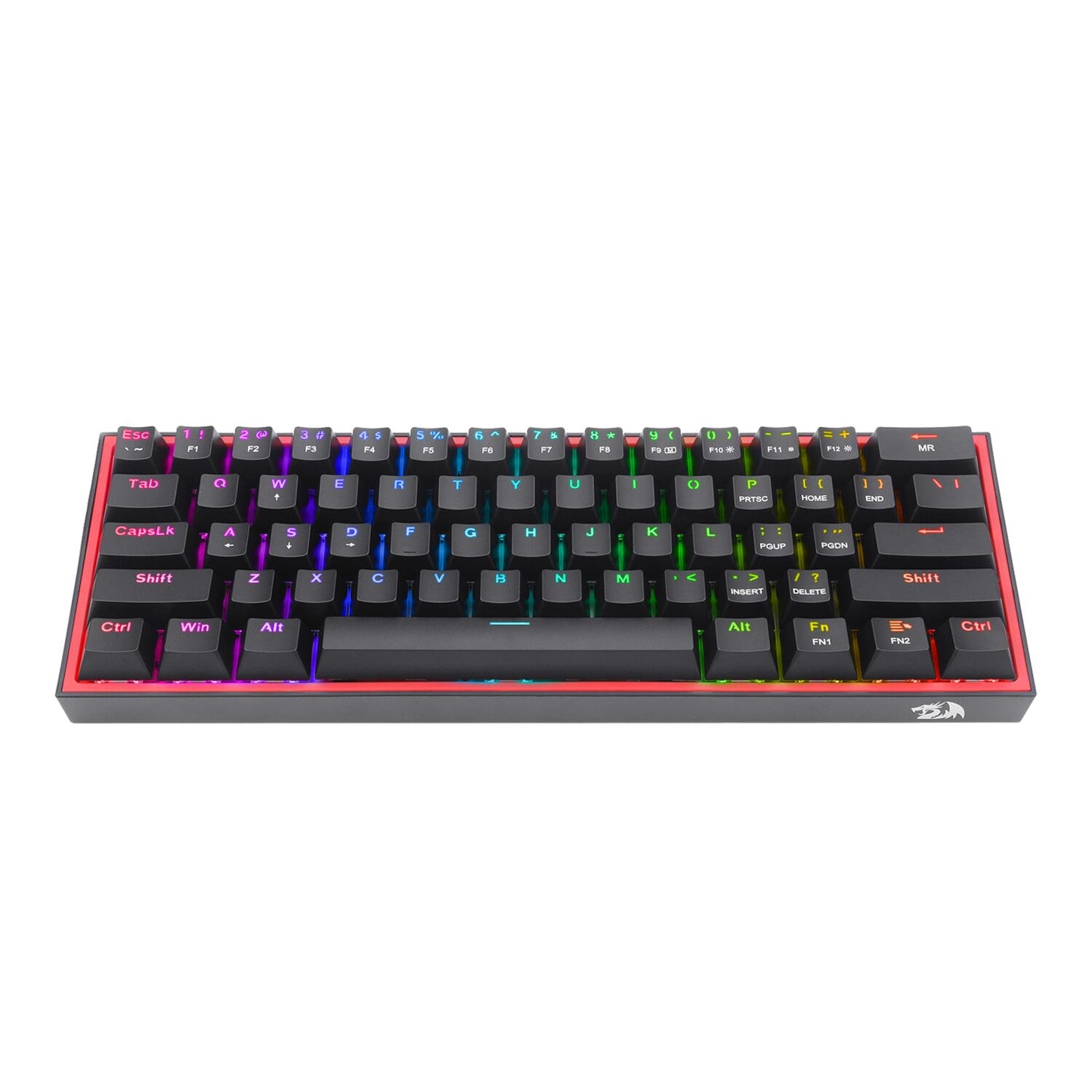 Redragon K617 FIZZ 60% Wired RGB Gaming Keyboard - Black - Guards On Duty Shop & Security Guards