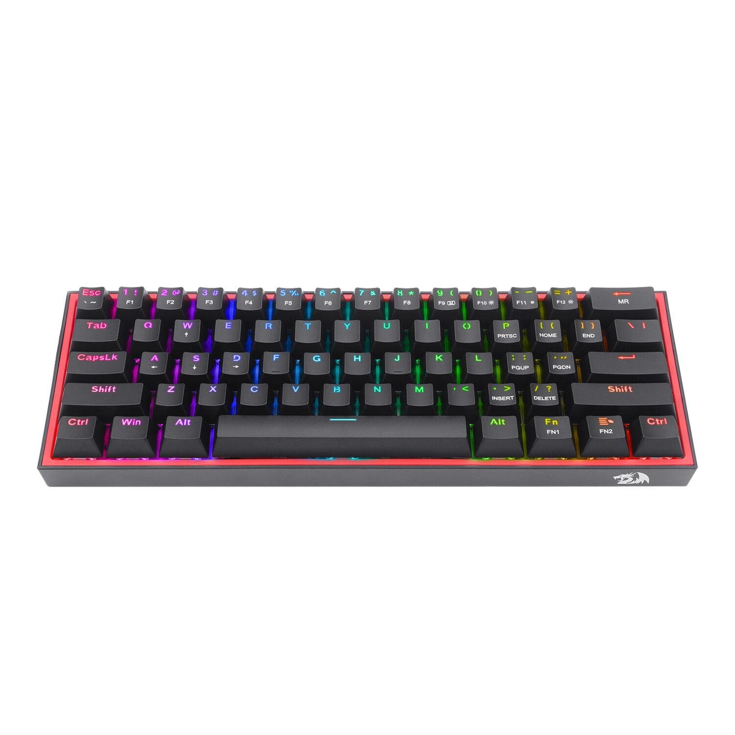 Redragon K617 FIZZ 60% Wired RGB Gaming Keyboard - Black - Guards On Duty Shop & Security Guards