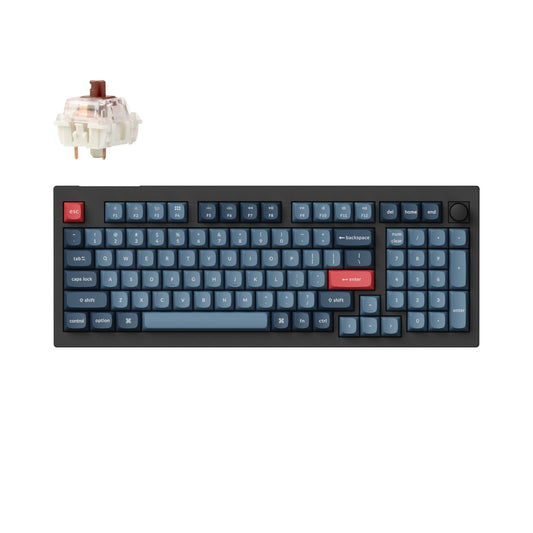 Keychron V5 Max Wireless Custom Keyboard - BROWN Switch - Guards On Duty Shop & Security Guards