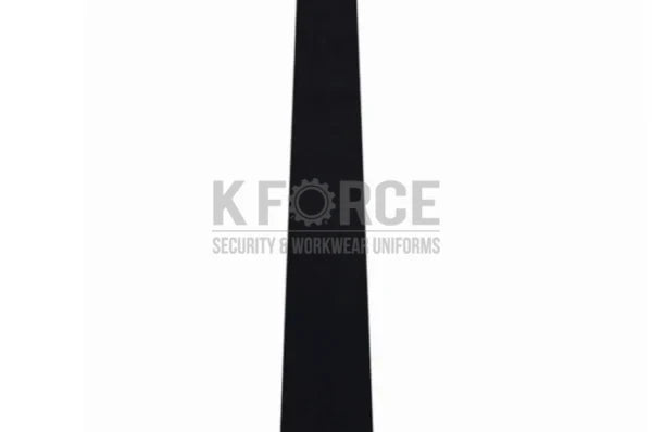 Plain Polyester Tie - Black Navy Red Green (any colour can be made)