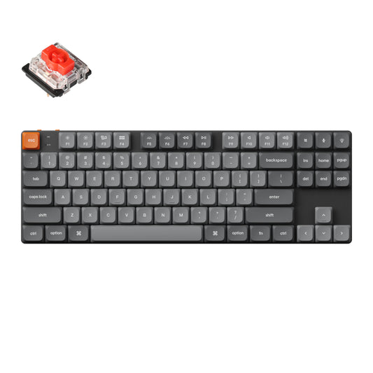 Keychron K1 Max QMK/VIA 80% Wireless Custom Mechanical Keyboard | RED Switches - Guards On Duty Shop & Security Guards