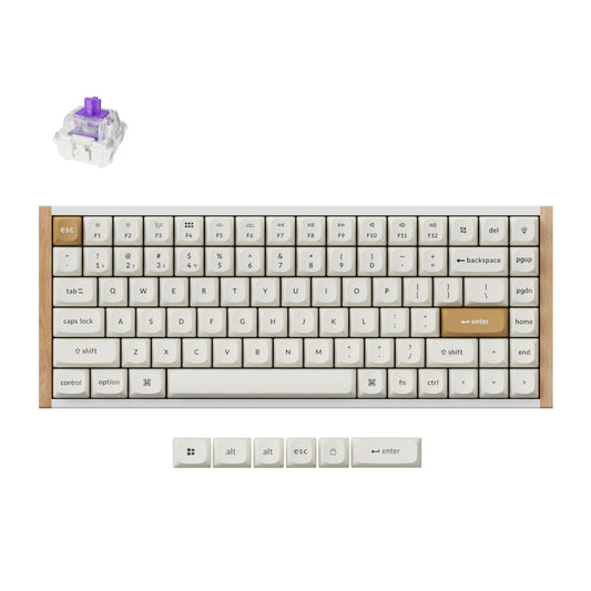 Keychron K2 HE Wireless Special Edition Magnetic Custom Keyboard | NEBULA Switch – White - Guards On Duty Shop & Security Guards