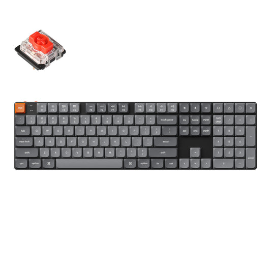Keychron K5 Max QMK/VIA Full-sized Wireless Custom Mechanical Keyboard | RED Switches - Guards On Duty Shop & Security Guards