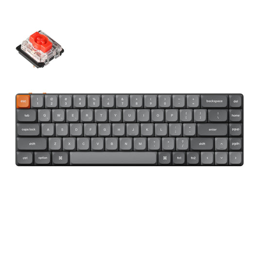Keychron K7 Max QMK/VIA 65% Wireless Custom Mechanical Keyboard | RED Switches - Guards On Duty Shop & Security Guards