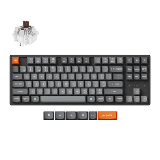 Keychron K8 Max QMK Wireless Custom Mechanical Keyboard | BROWN Switches - Guards On Duty Shop & Security Guards