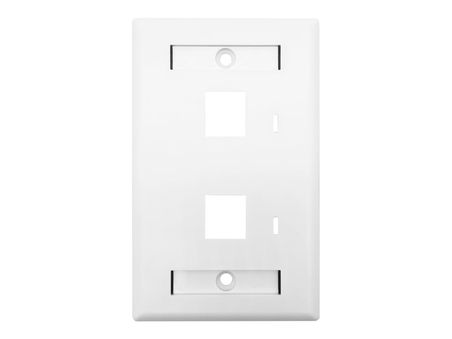 Linkbasic Two Port Faceplate 115 x 70mm - Guards On Duty Shop & Security Guards