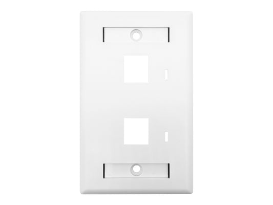 Linkbasic Two Port Faceplate 115 x 70mm - Guards On Duty Shop & Security Guards