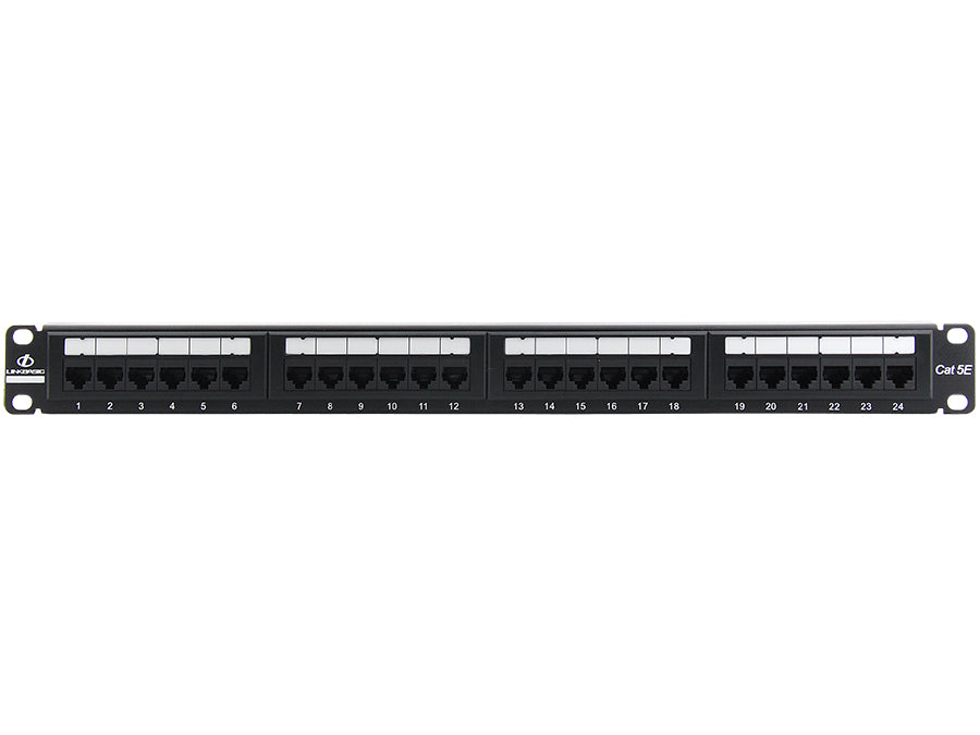 Linkbasic 24 Port Cat5e Rack Mount Patch Panel - Guards On Duty Shop & Security Guards
