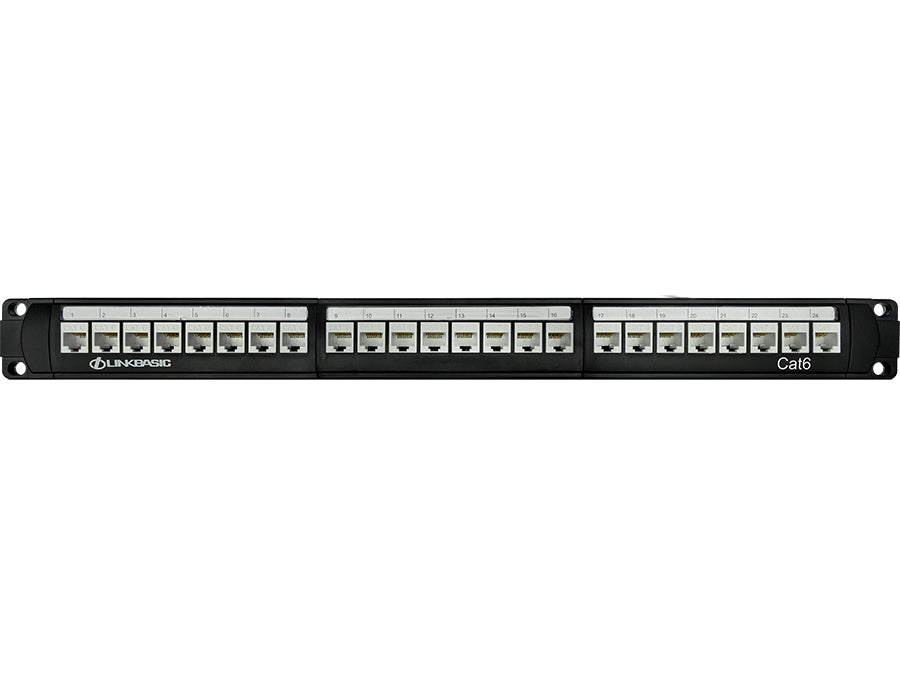 Linkbasic 24 Port Cat6 Rack Mount Patch Panel - Guards On Duty Shop & Security Guards