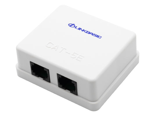 Linkbasic Cat5e Double Surface Mount Box - Guards On Duty Shop & Security Guards