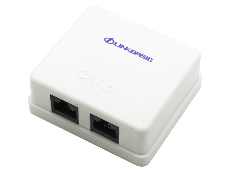 Linkbasic Cat6 Double Surface Mount Box - Guards On Duty Shop & Security Guards