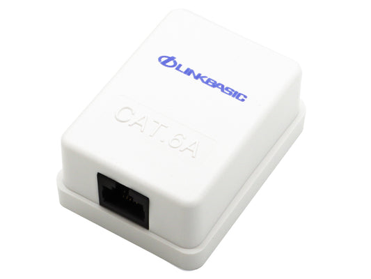 Linkbasic Cat6a Single Surface Mount Box - Guards On Duty Shop & Security Guards