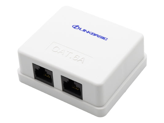 Linkbasic Cat6a Double Surface Mount Box - Guards On Duty Shop & Security Guards