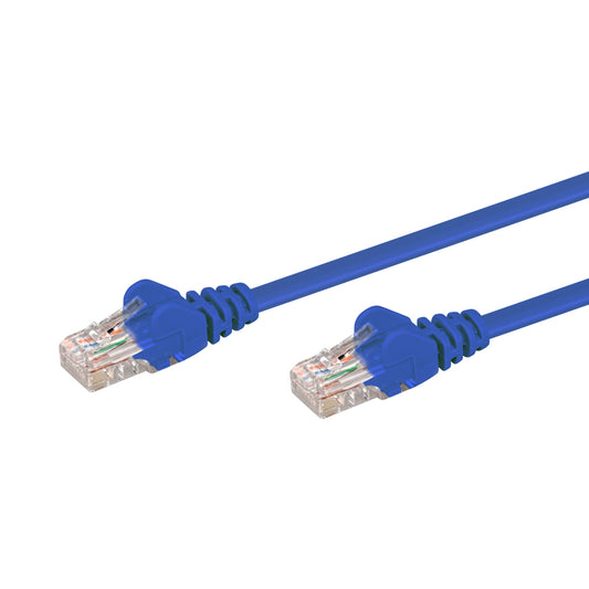 3M CAT5E MOULDED FLYLEAD - BLUE