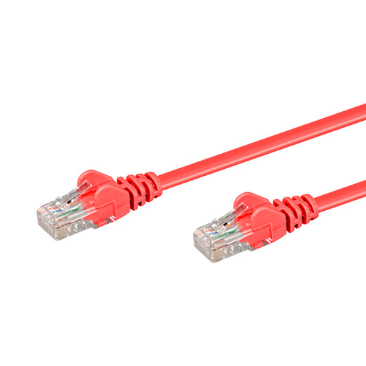 30m Cat5e Moulded Flylead - Red — LinkQnet | Guards on Duty Shop