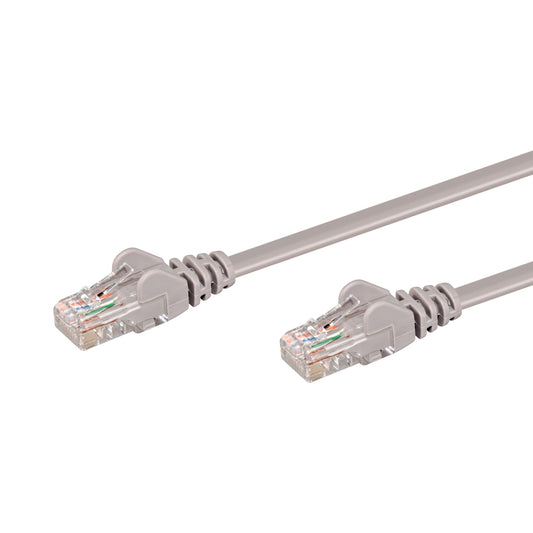 5M CAT5E MOULDED FLYLEAD - GREY