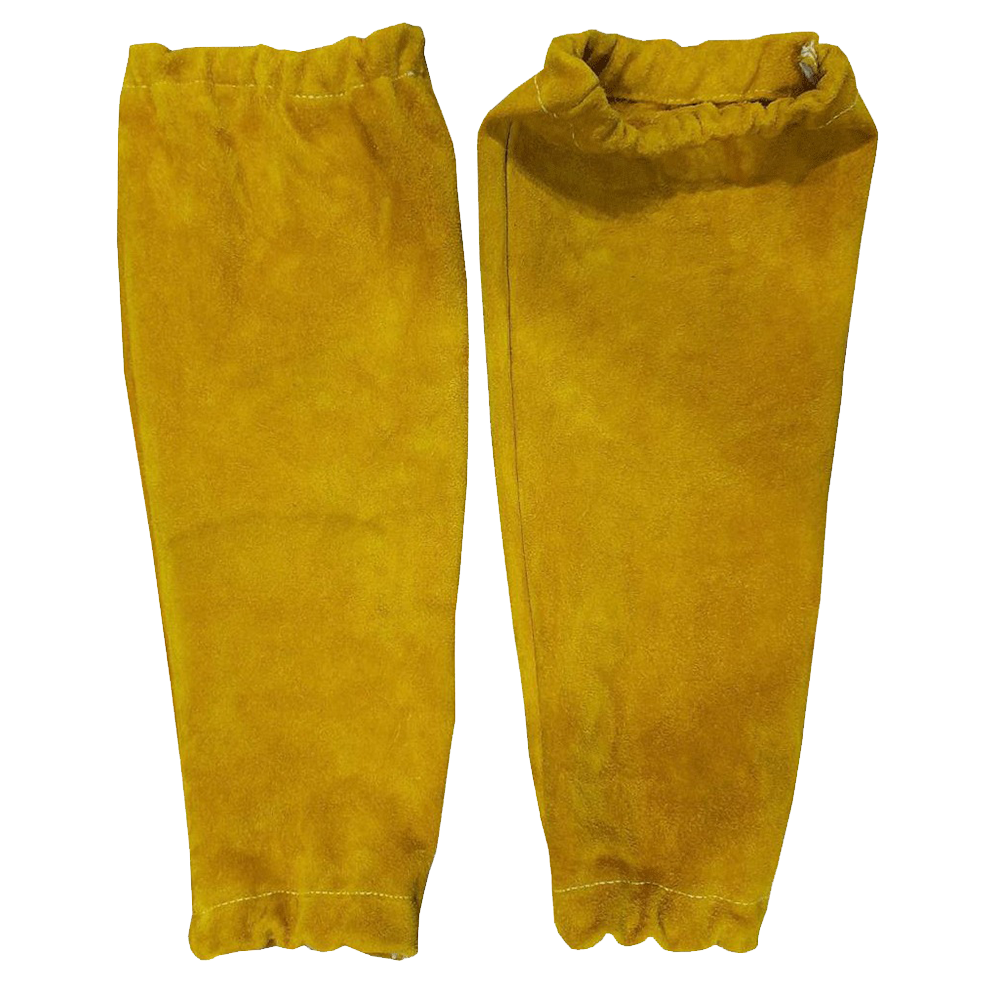 Pinnacle Yellow Suede Leather Welding Sleeve 48cm