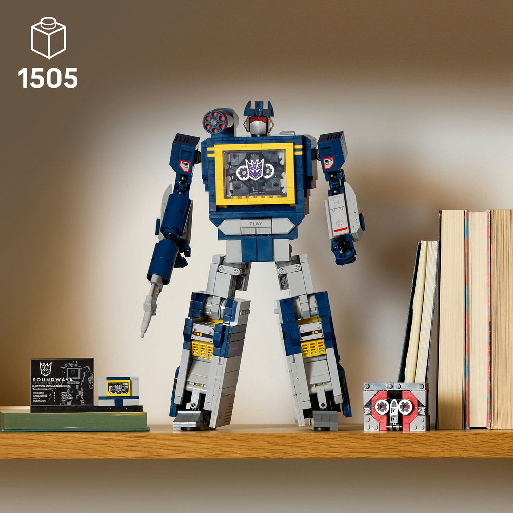 LEGO® Icons Transformers: Soundwave Model Kit Building Set for Adults 10358