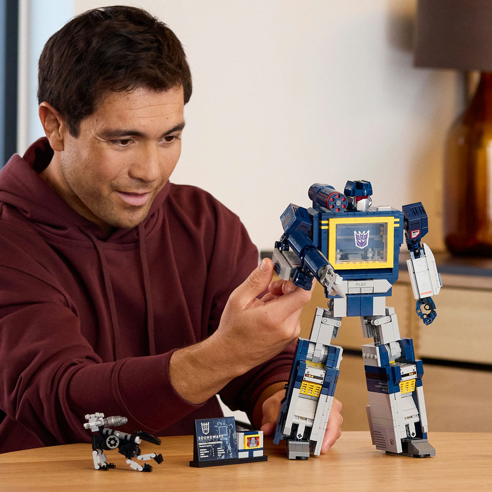 LEGO® Icons Transformers: Soundwave Model Kit Building Set for Adults 10358