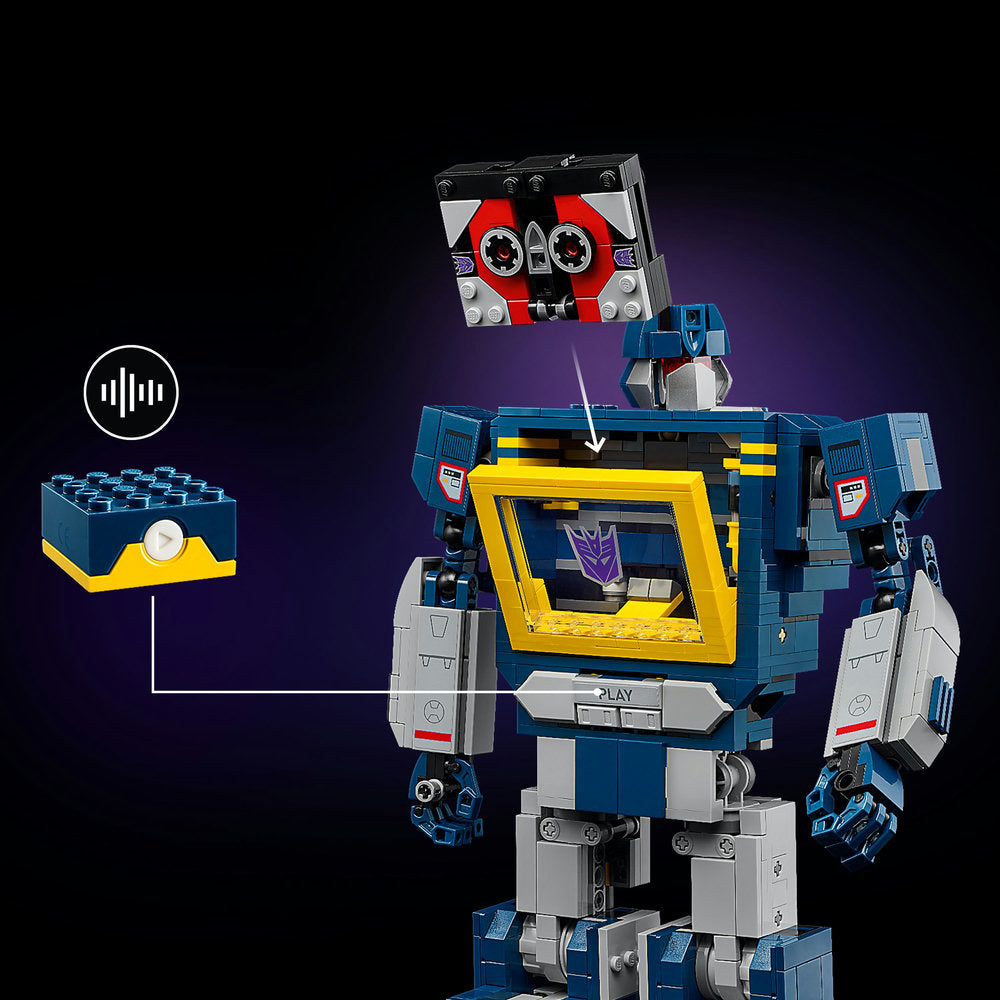 LEGO® Icons Transformers: Soundwave Model Kit Building Set for Adults 10358