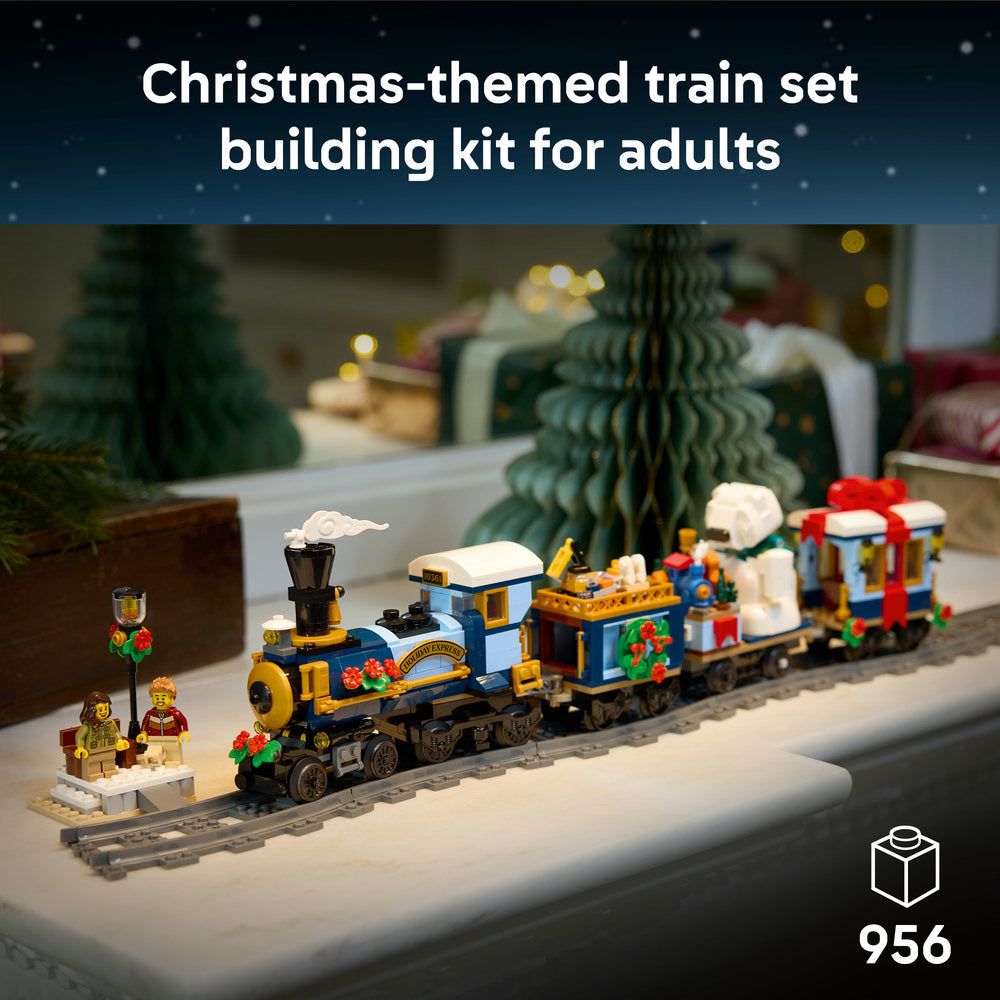 LEGO® ICONS Holiday Express Train Model Building Set for Adults 10361