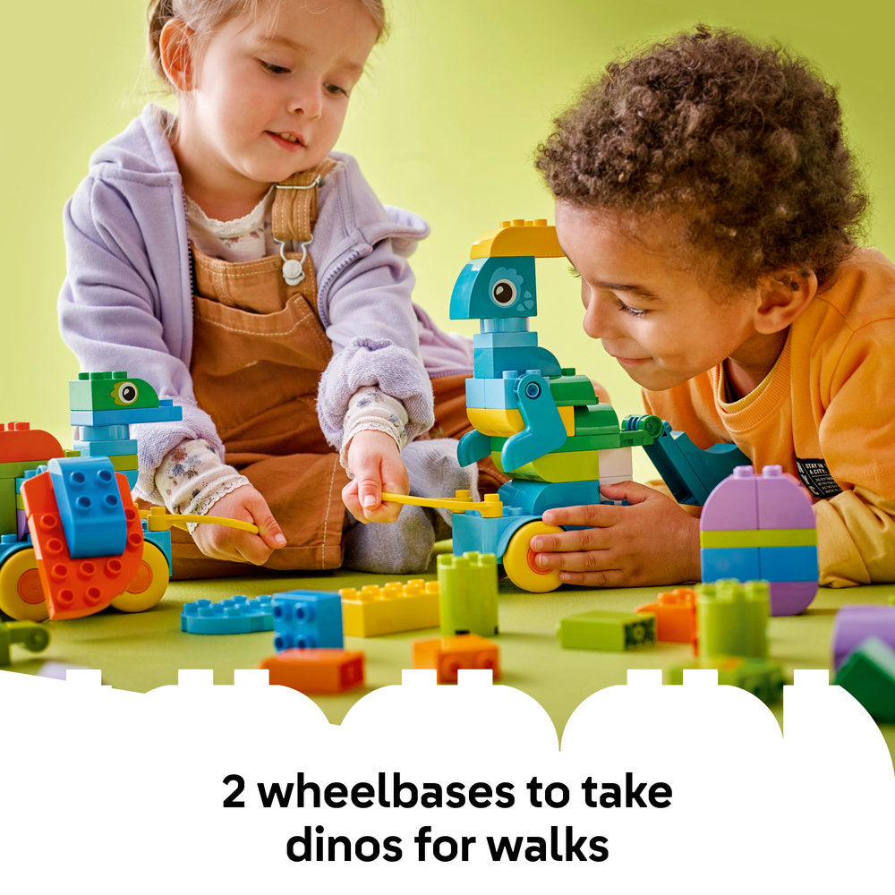 LEGO® DUPLO® Town 3in1 Dinosaurs on Wheels Learn-Through-Play Toddler Toy 10451