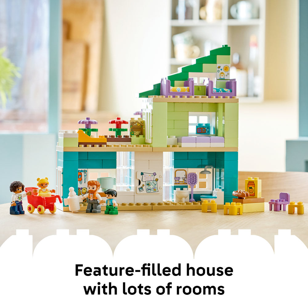 LEGO® DUPLO® Town 3 in 1 Modern Family House with Figures 10470