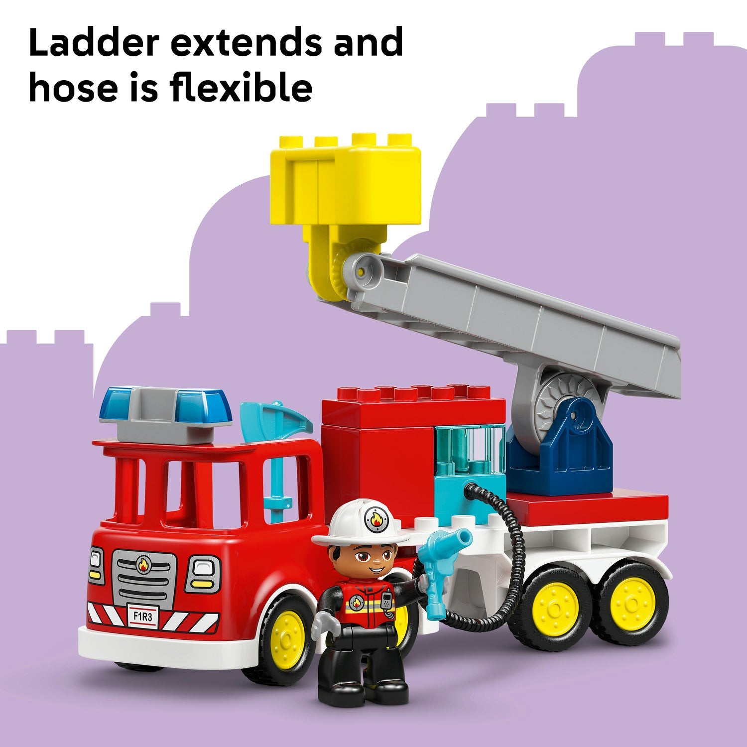 LEGO® DUPLO® Town Fire Engine with Hose and Firefighter 10473