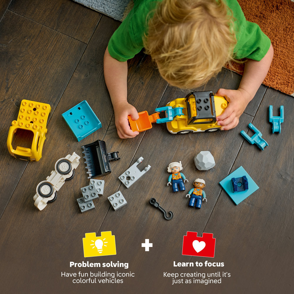 LEGO® DUPLO® Town 3 in 1 Construction Vehicles Toys 10475