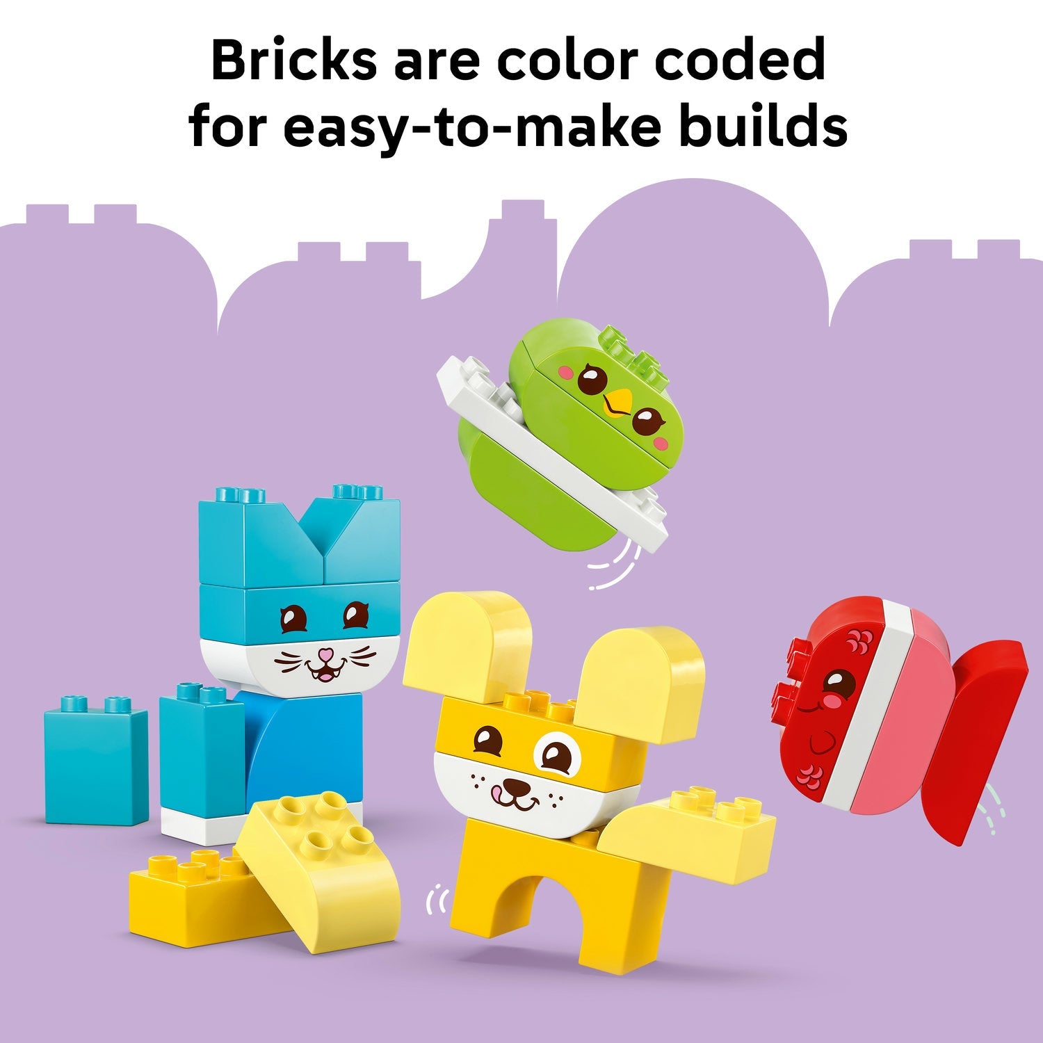 LEGO® DUPLO® My First 3 in 1 Creative Cute Pets Toy 10477