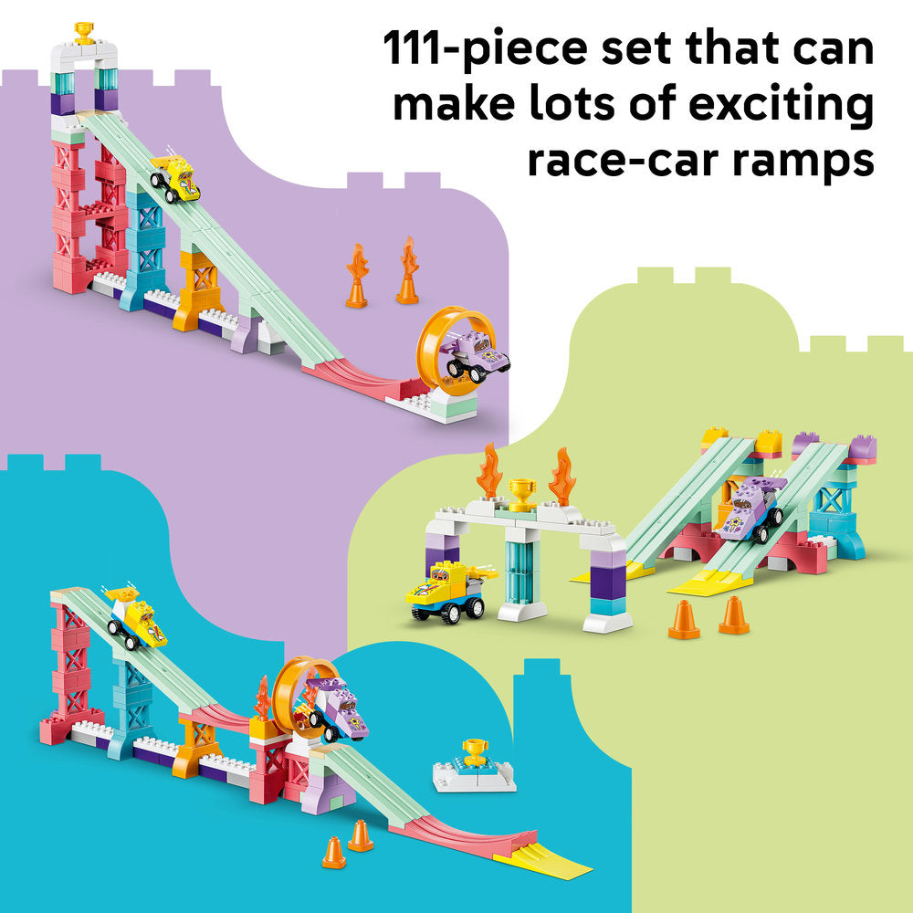 LEGO® DUPLO® Town 3 in 1 Creative Ramps with Vehicles 10478